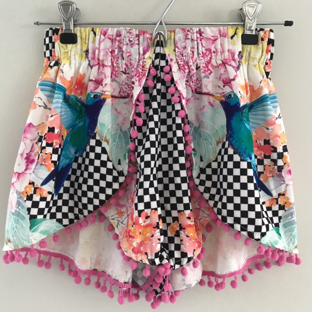 Fabric colorful shorts